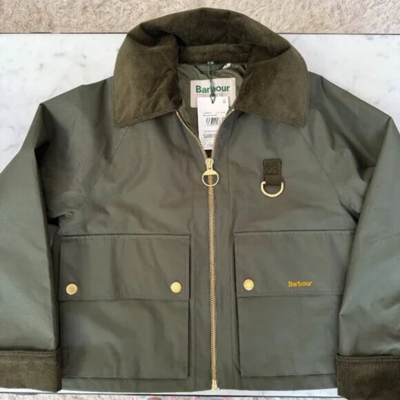Barbour Nora Utility Jacket - Olive - Size 6 - NWT - Picture 4 of 7